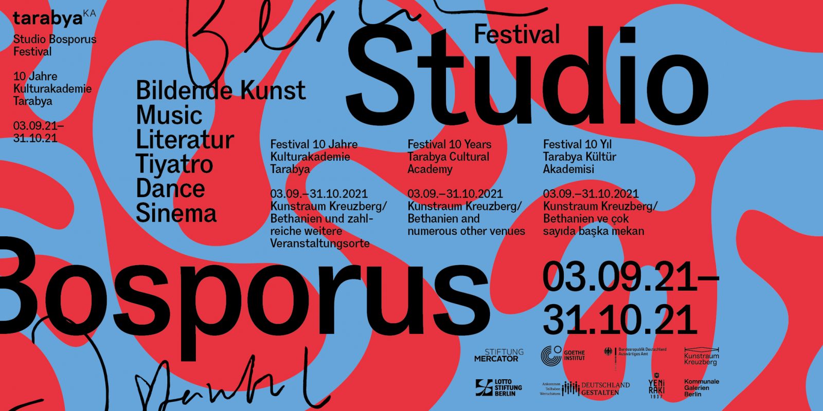 STUDIO BOSPORUS - 10 Jahre KULTURAKADEMIE TARABYA: 03.09.2021 - 31.10.2021